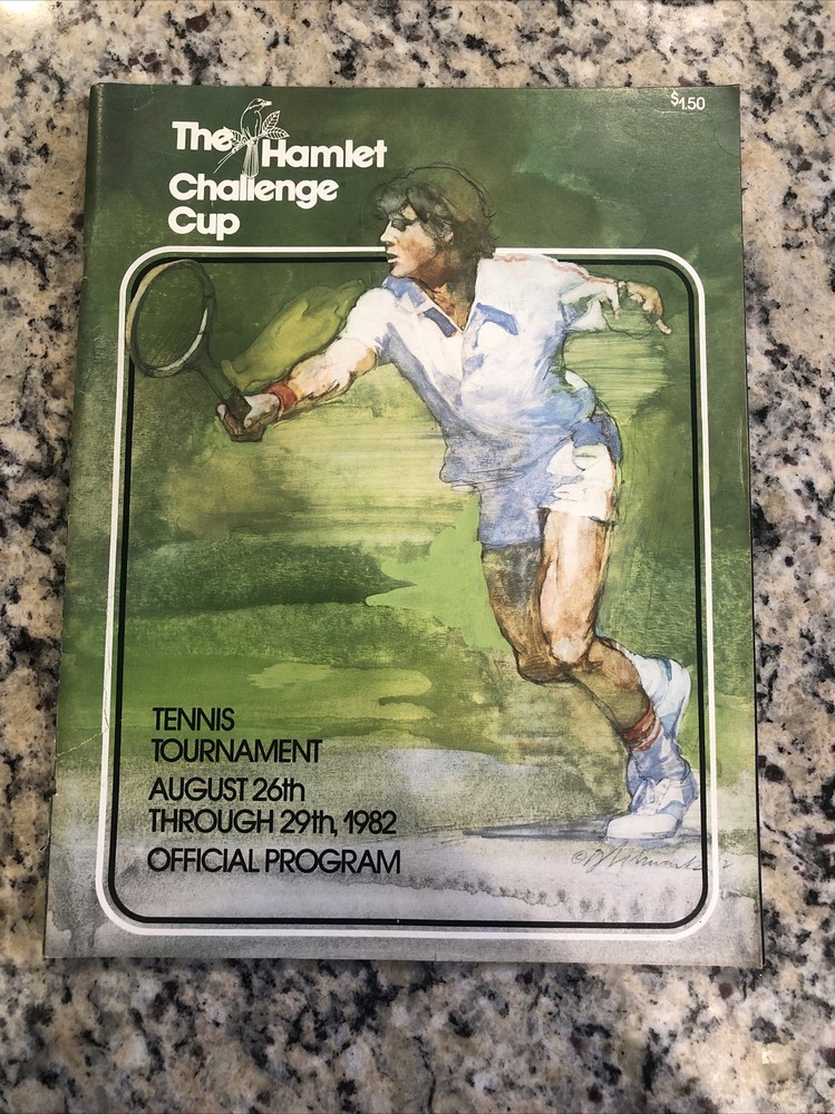 Men's Pro Tennis 1982 The Hamlet Challenge Cup Program