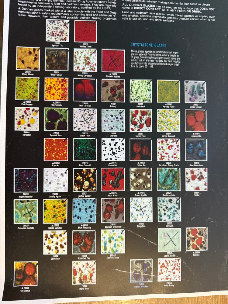 Duncan crystaltone paint 20096 Black Enamelware