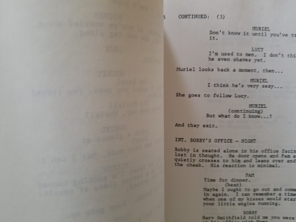 Dallas TV Series Script Mama Dearest First Draft 1982 Patrick Duffy