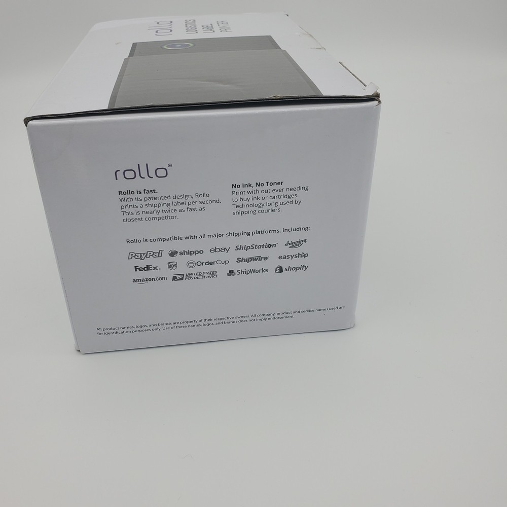 Rollo ROLLO-QR Label Printer X1038 Gray with Power & USB Cables