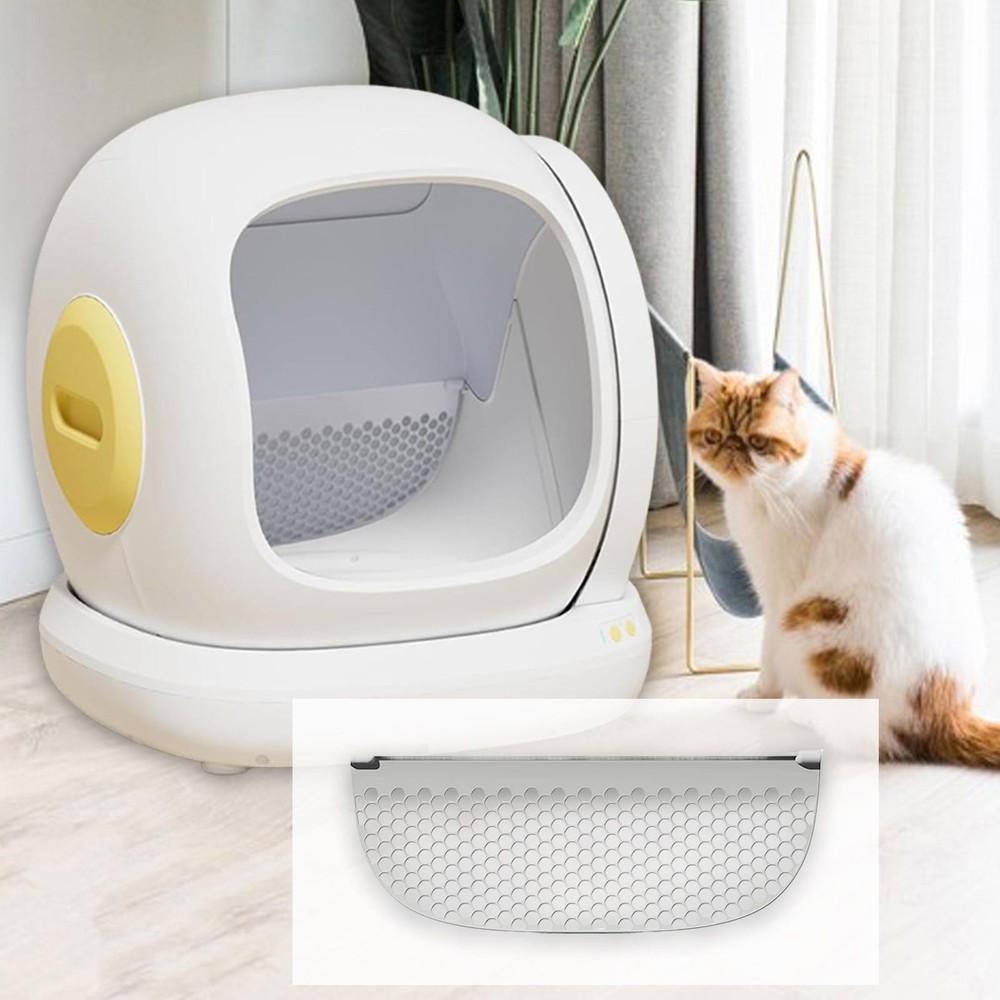 Self Cleaning Cat Litter Box Filter Replace Small Hole Easy to Clean Practical