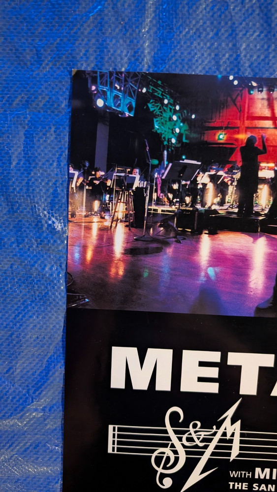 Metallica 1999 Promo Poster S&M Symphony 18x24