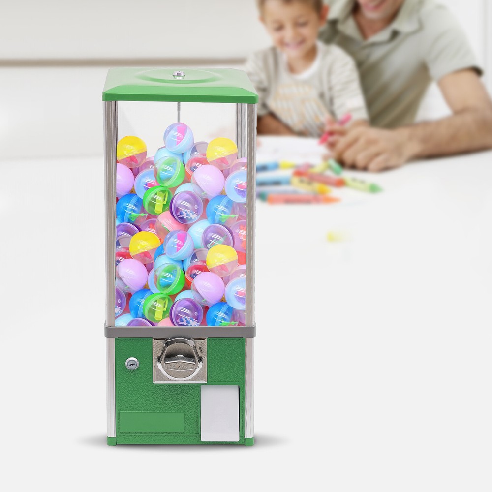 Rectangle Candy Machine Dispenser Machine Candy Vending Machine Gumball Ball NEW