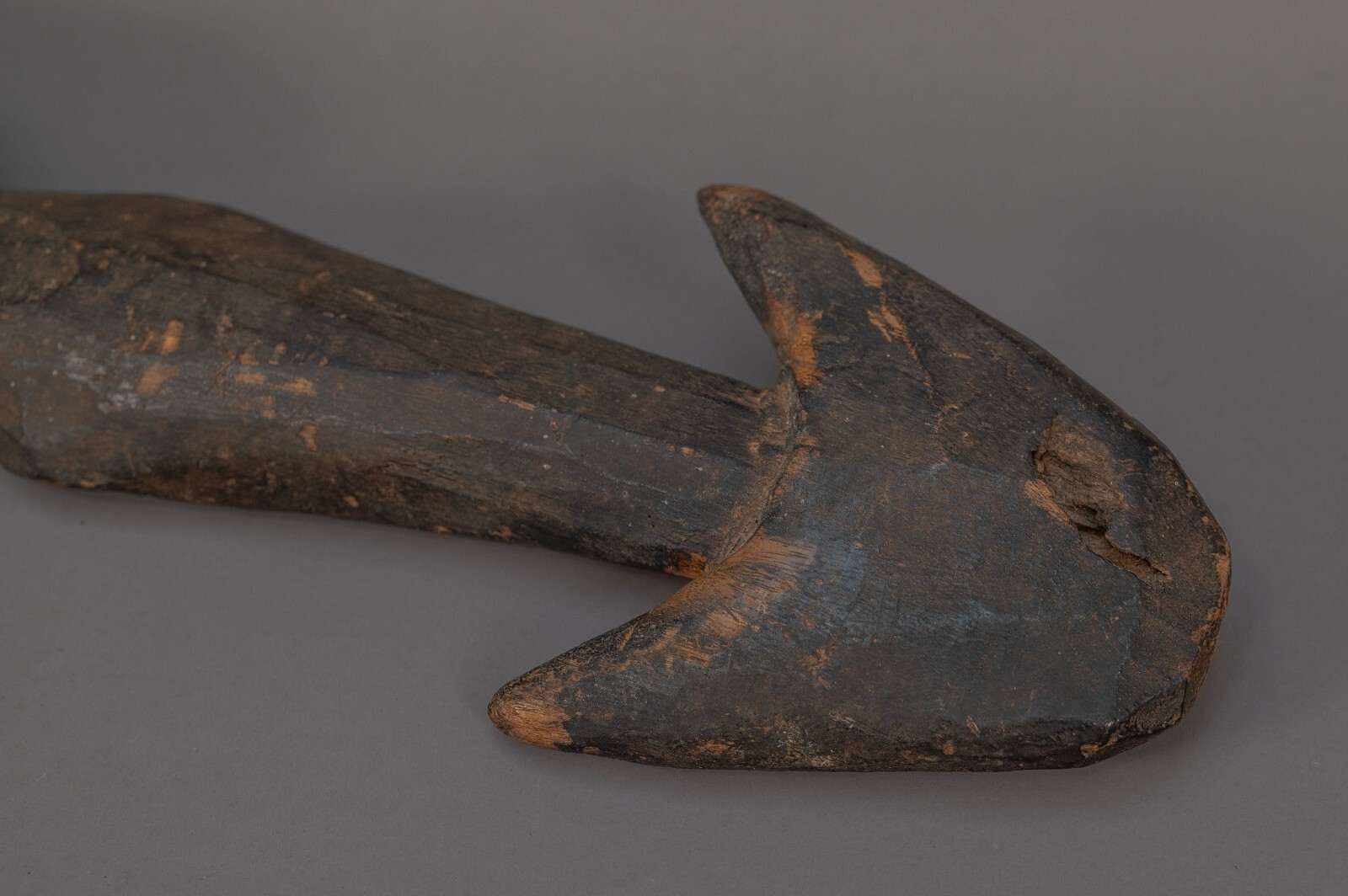 ANTIQUE OCEANIC POLYNESIAN PAPUA NEW GUINEA CARVED ITAMUL MIDDLE SEPIK FOOD HOOK