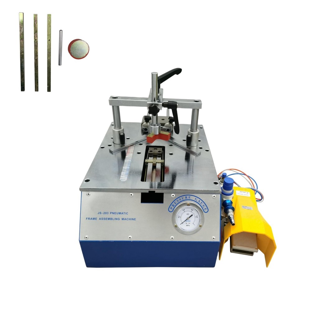 Pneumatic Picture Frame Nail Angle Machine Wood Frame Stitching Nailing Machine