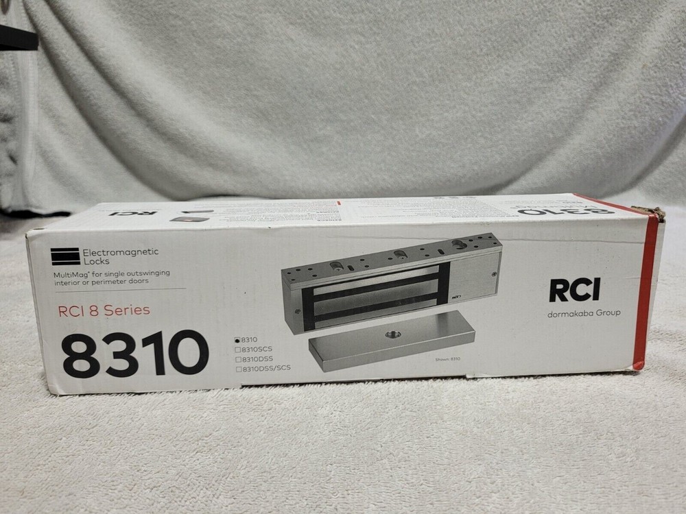 RCI 8310 MultiMag Electromagnetic Lock with Door Status Sensor NEW