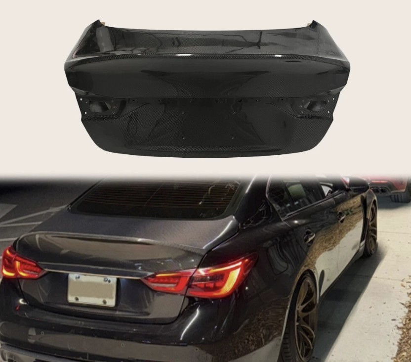 Carbon Fiber trunk CLS style for 2018-2024 Infiniti Q50 sedan 4 door