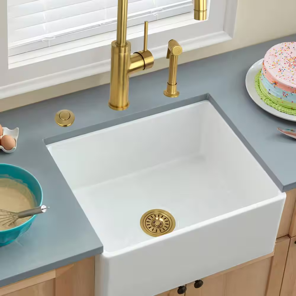 Brass Gold Garbage Disposal Kitchen Air Switch Kit