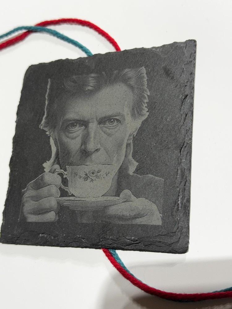 David Bowie Slate Coaster Set Unique