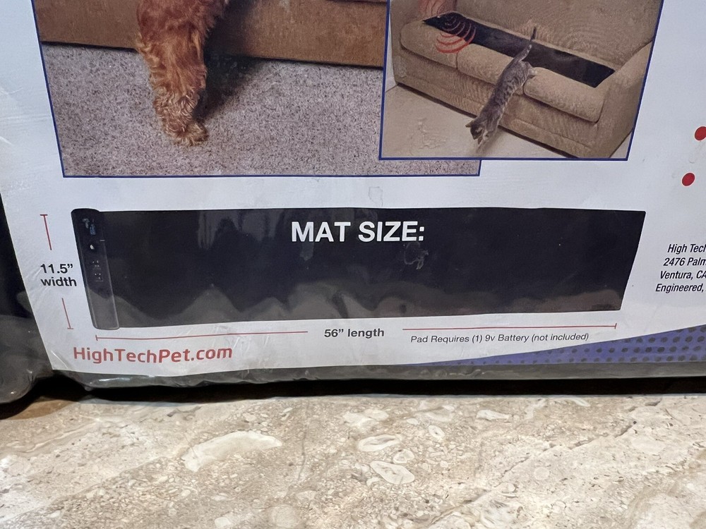 High Tech Pet Sofa Scram Sonic Pad Pet Deterrent