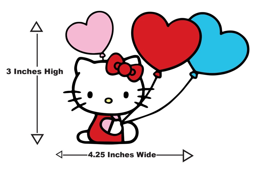 Hello Kitty Assorted Decals
