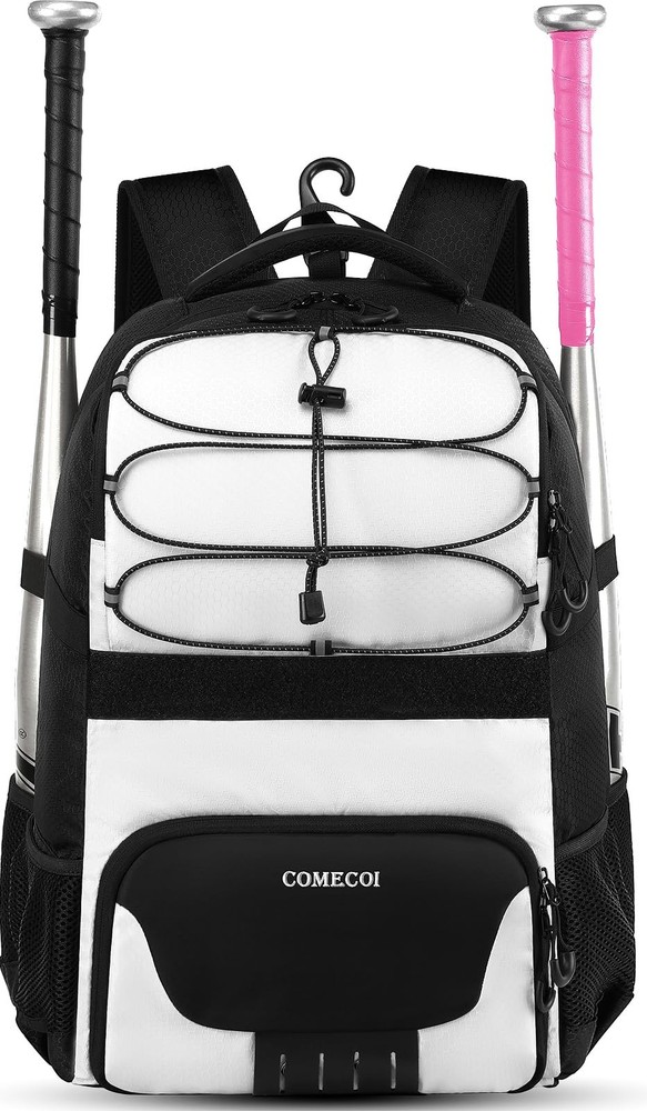 Softball Bag, Lightweight Baseball Backpack with Shoes Compartment, Baseball ...