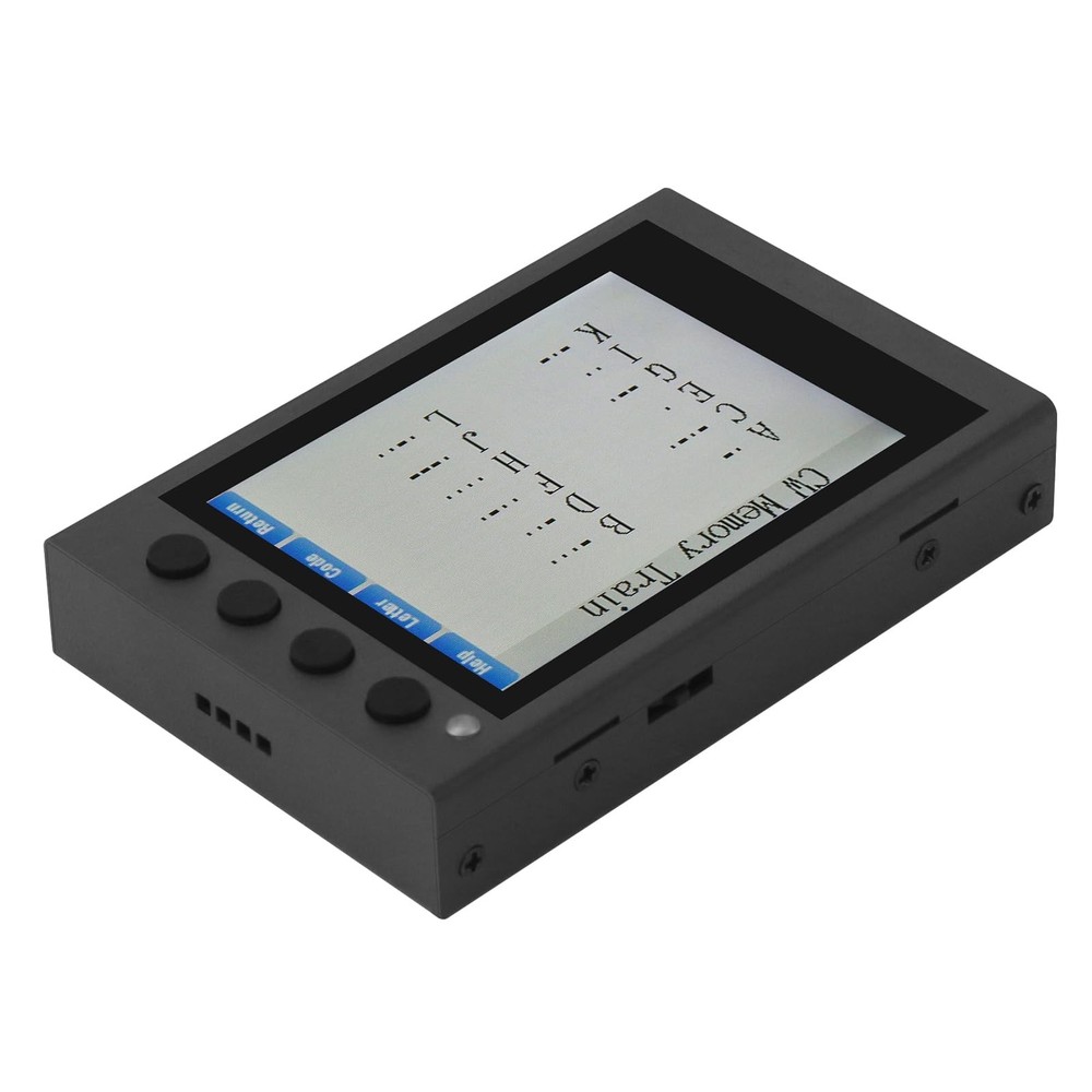 HAMCUBE Mini CW Trainer Morse Code for Telegraph Practice Black