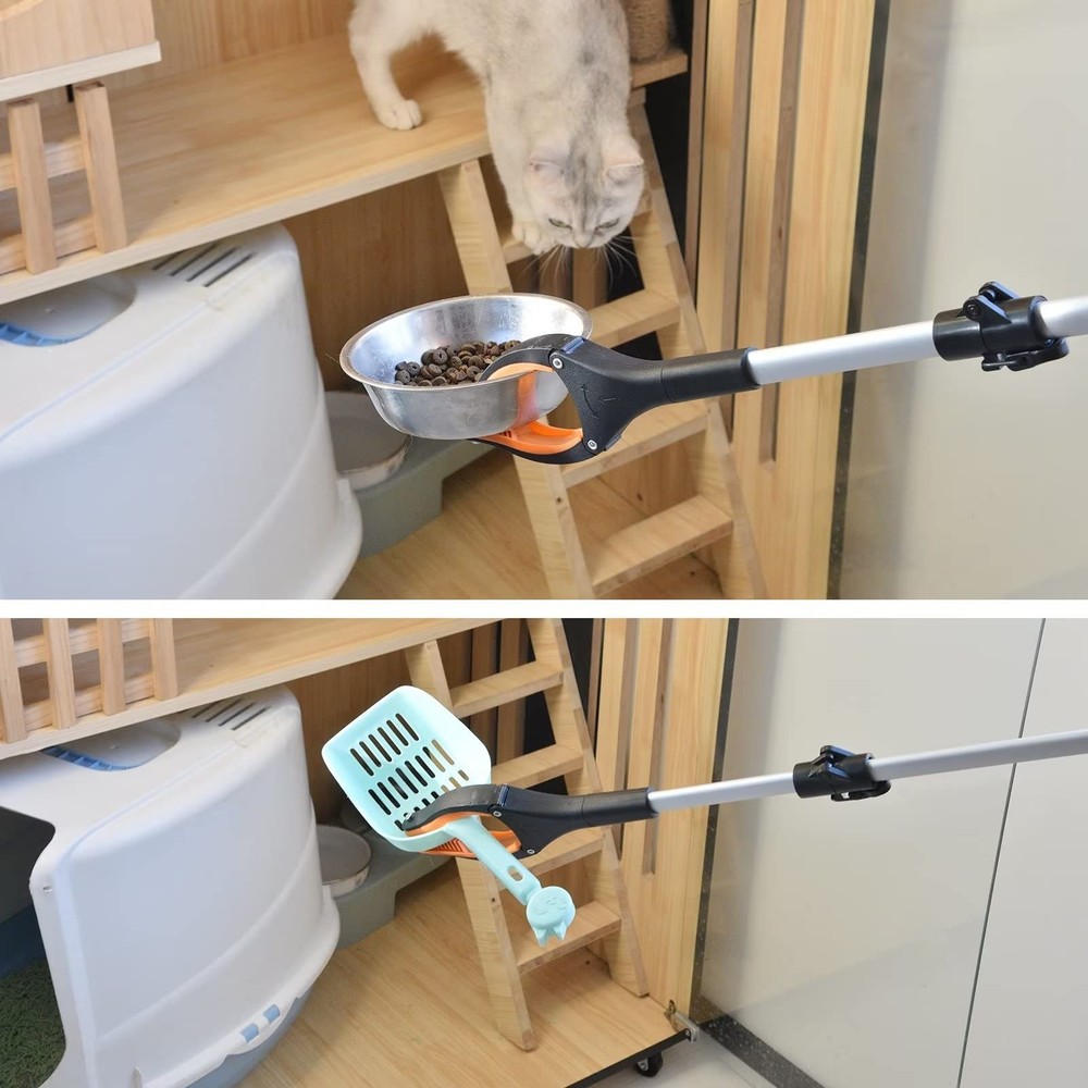 43" Extra Long Grabber Tool, Foldable Grabbers for Elderly Grab It Reaching Tool