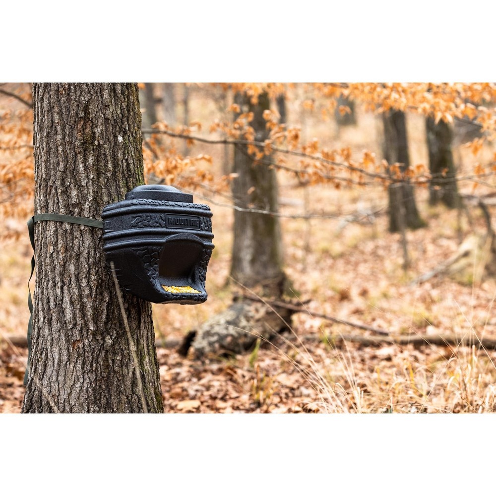 Moultrie Feed Bin - Gravity-Fed 6-Gallon Feed Bin - Easy Tree/Post Mount -40 ...