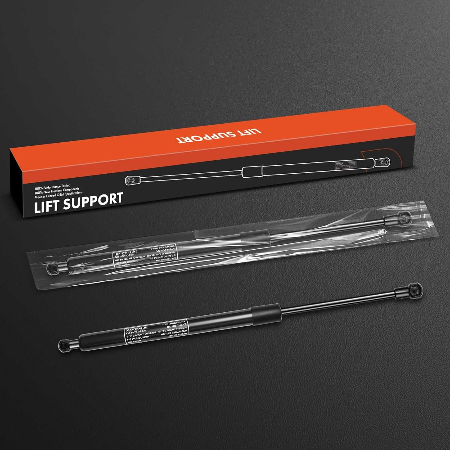 Rear Trunk Lift Supports 2PC 2000-2006 BMW 323Ci 325Ci 330Ci M3 Convertible