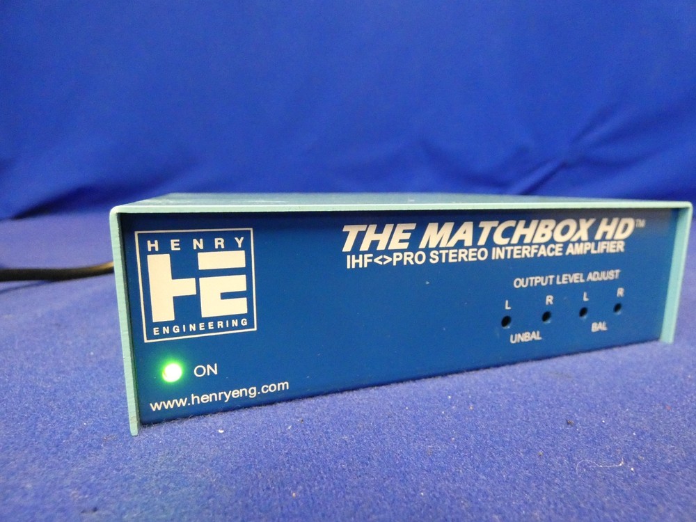 Henry Engineering The Matchbox HD IHF Pro Stereo Interface Amplifier