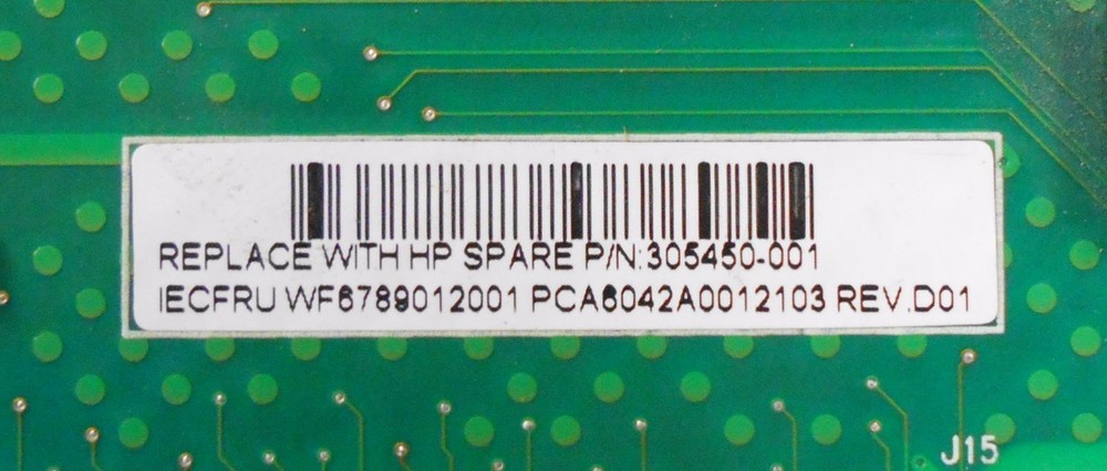 HP 305450-001 PROLIANT DL360 INTERFACE BOARD