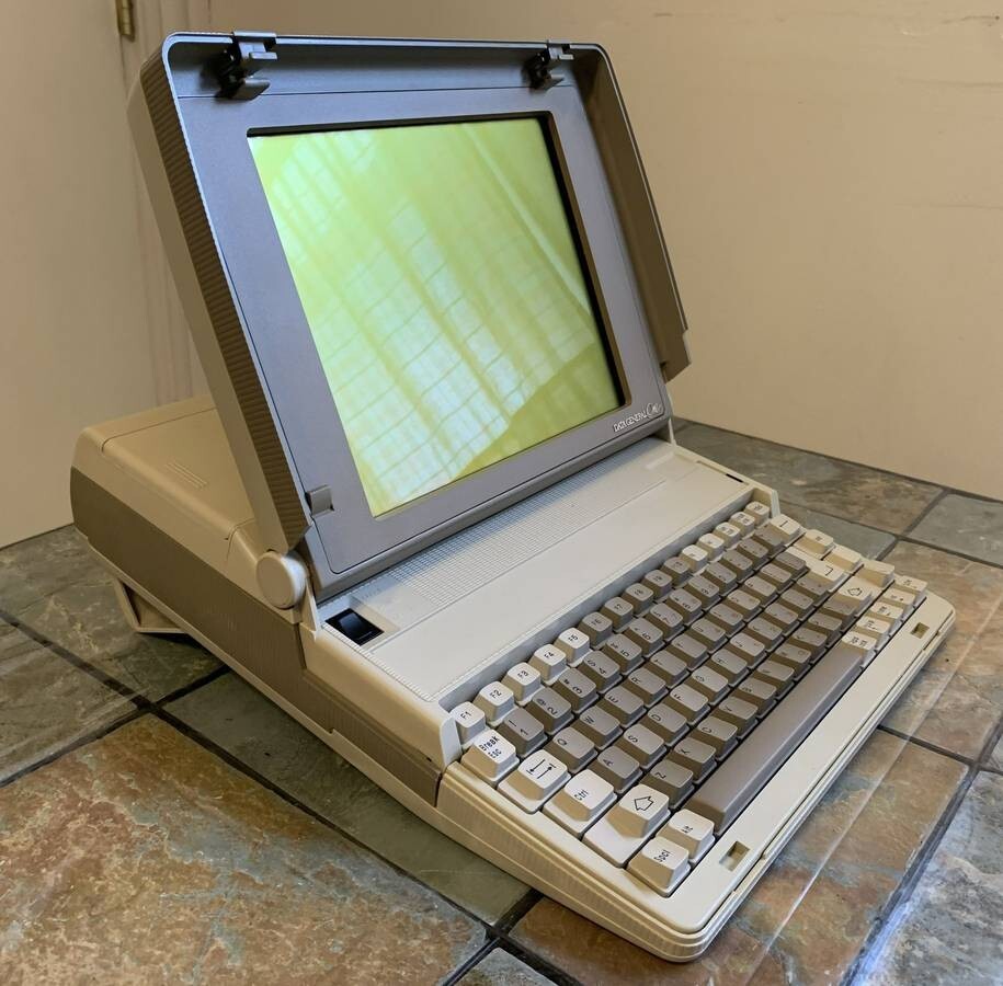 vintage 80s Data General One Computer Model 2247 Early Portable Laptop Computer