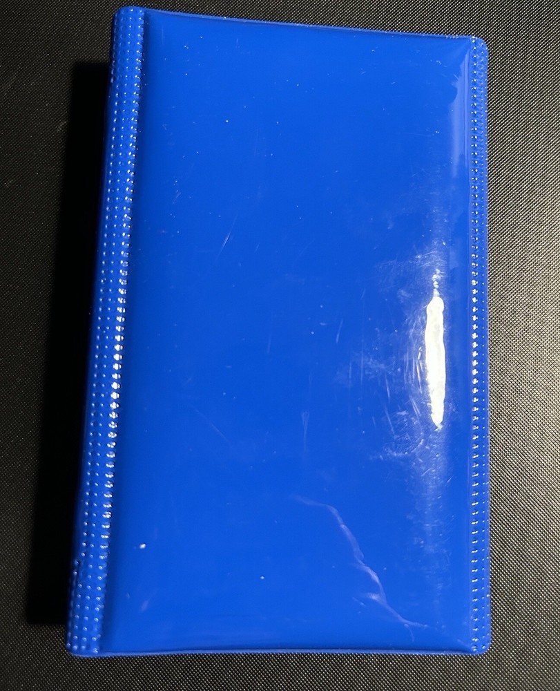 Vintage Avon Complete Organizer Address Book Note Pad Blue