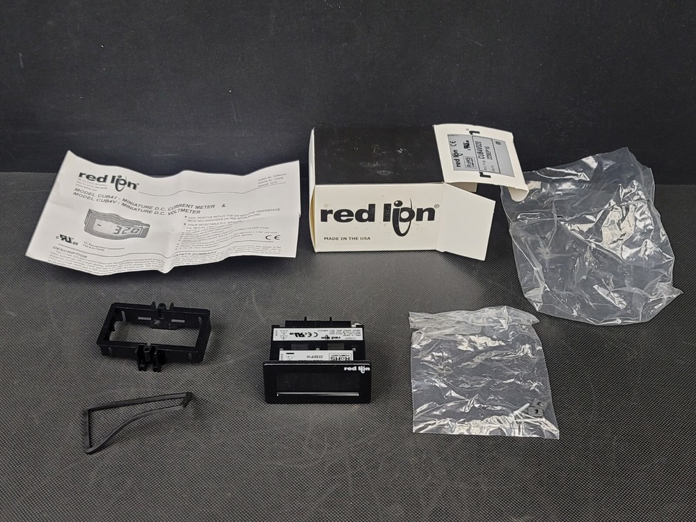 Red Lion Miniature DC Voltmeter Model CUB4V020