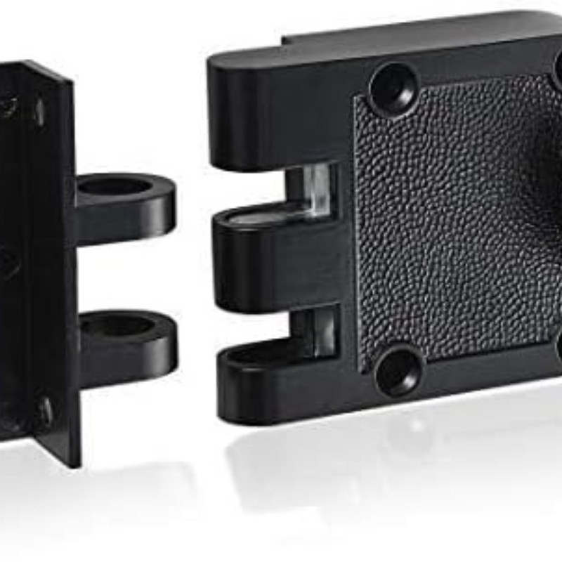 Anti-pry deadbolt (with key, black)
