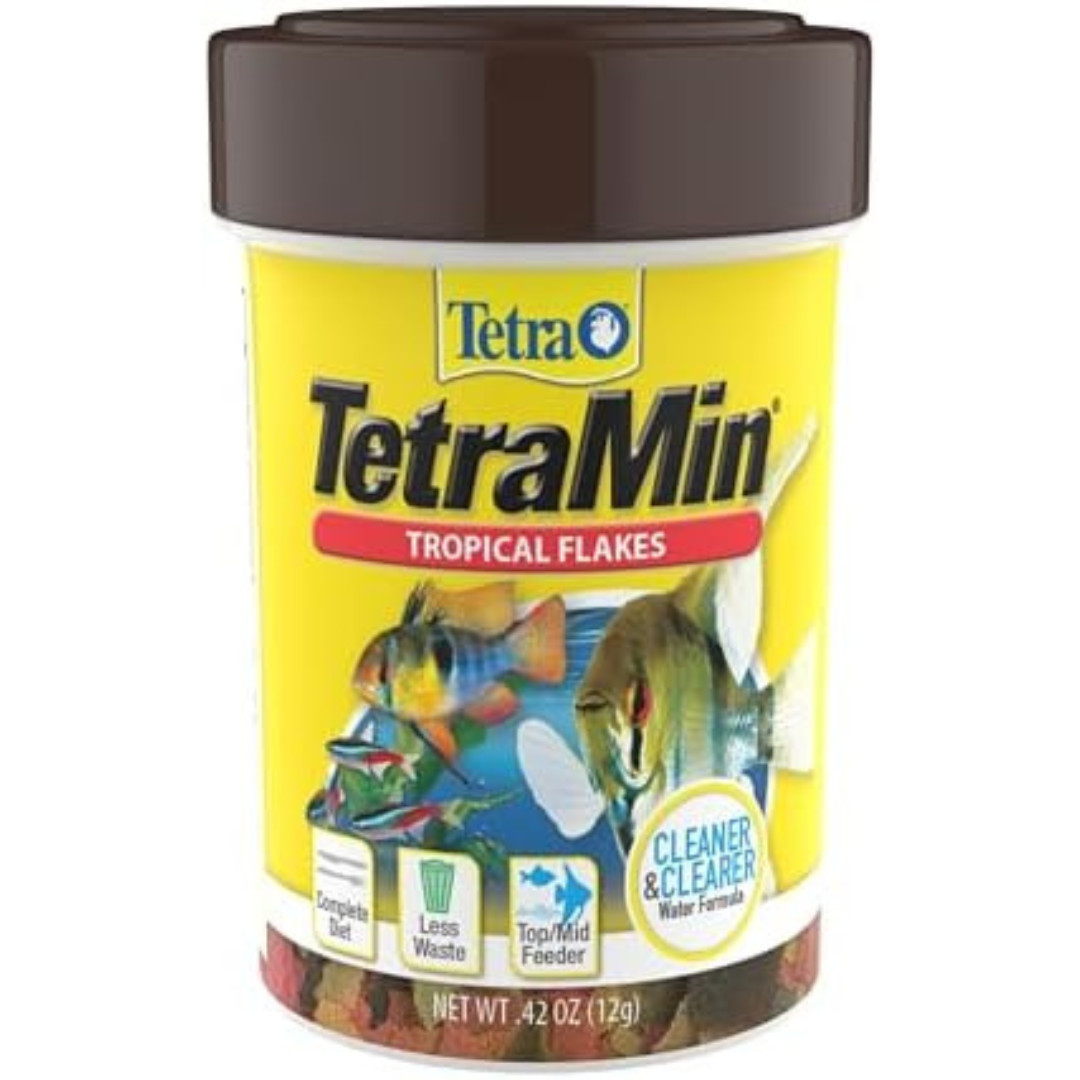 TetraMin Nutritionally Balanced Tropical Flake Food & Tropical Fish,Select Size.
