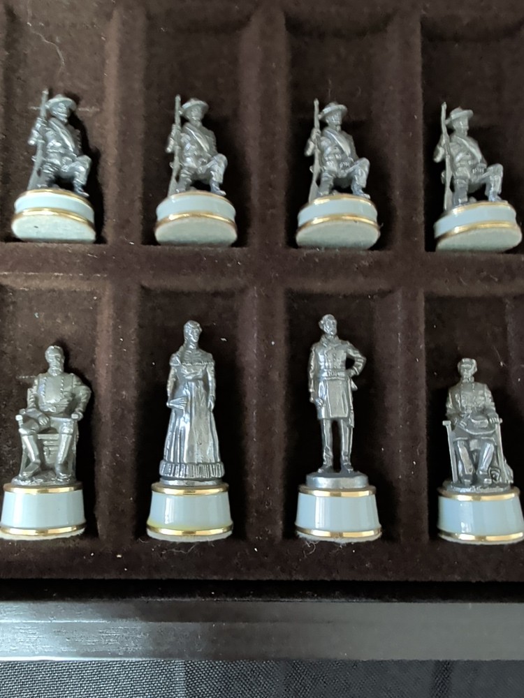 1983 Franklin Mint Civil War Chess Set