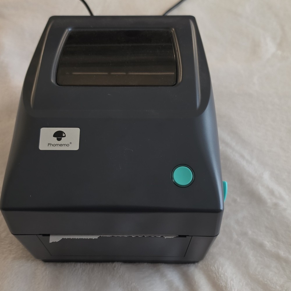 Phomemo PM-201-BK Label Printer with Power Adapter and 8 Label Rolls Tested