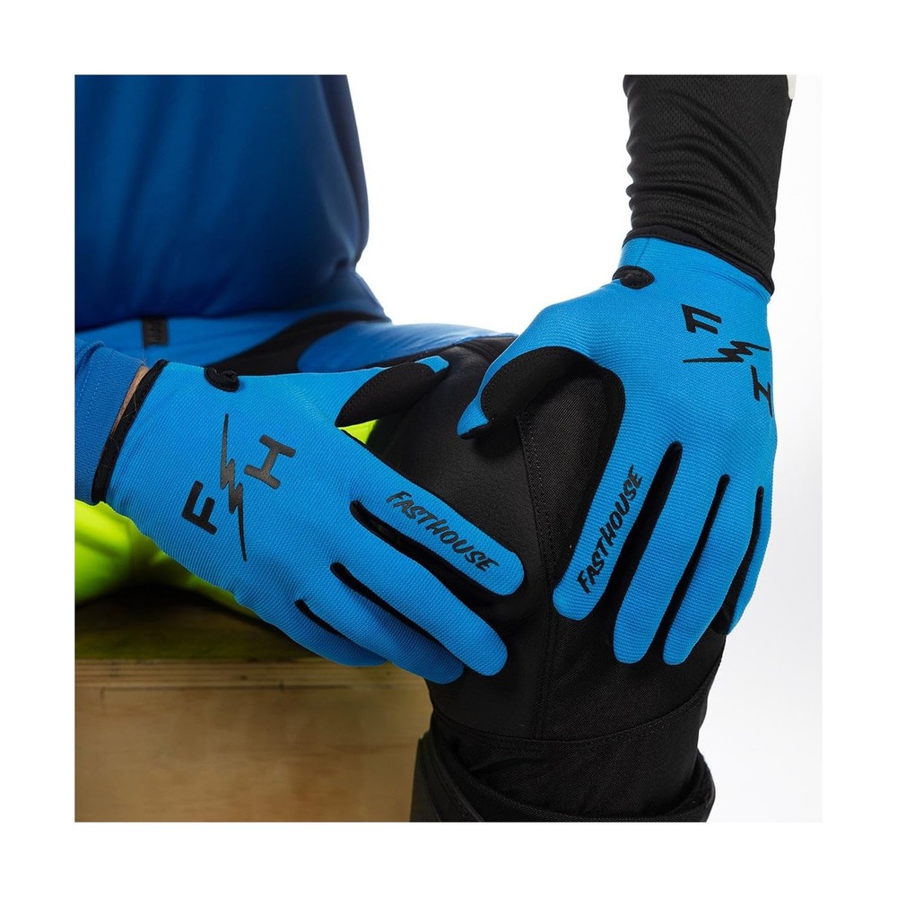 FASTHOUSE Carbon Eternal Glove Electric Blue Medium