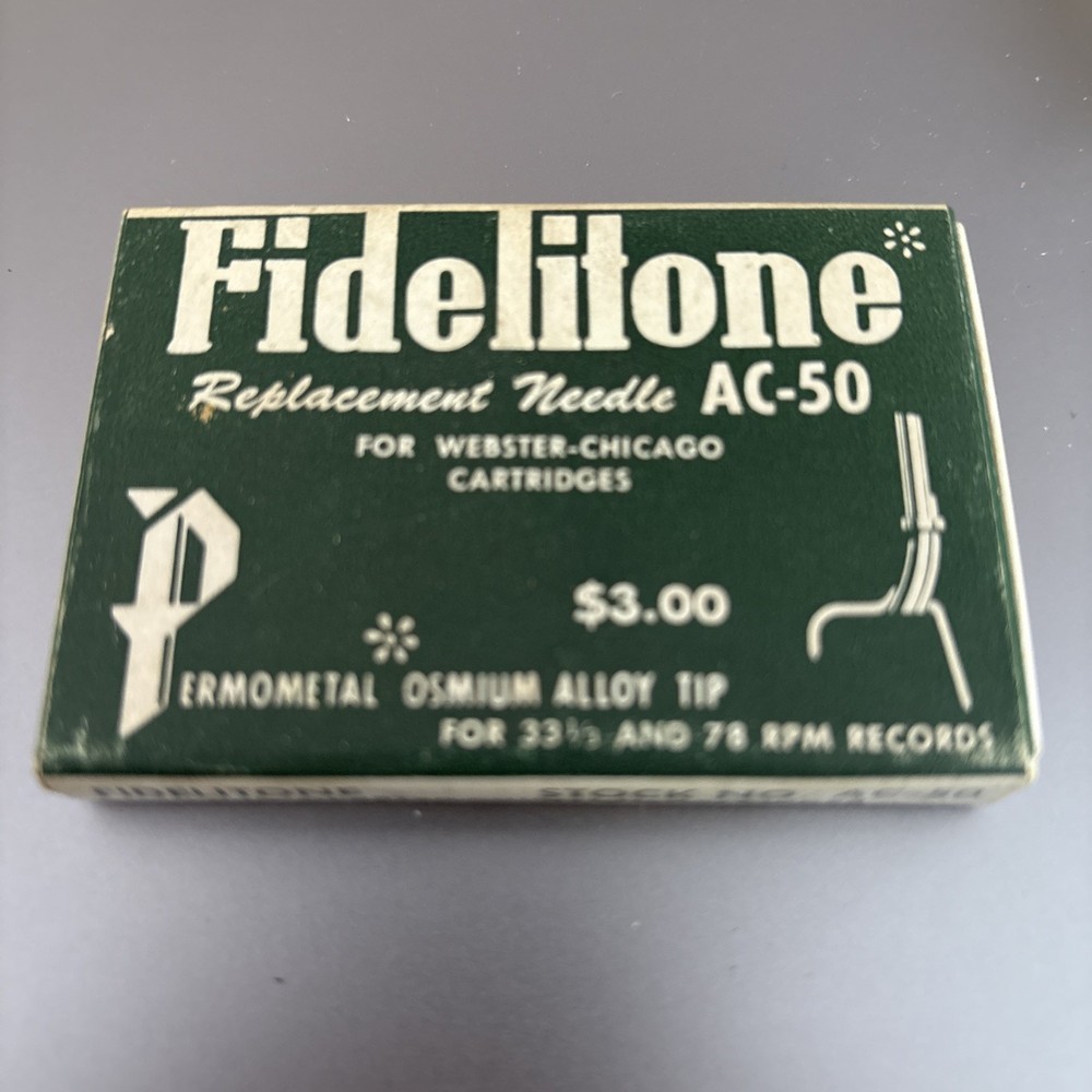 Fidelitone NEEDLE, AC-50 ~ New Old stock