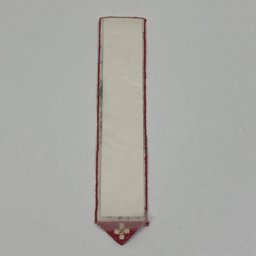 Handmade Needlepoint Bookmark - Switzerland