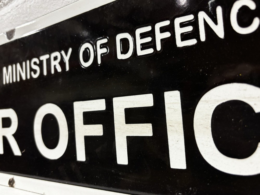 War Office Enamel Sign.
