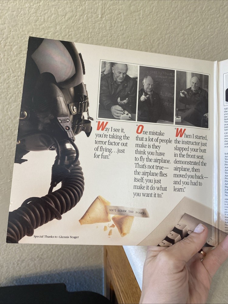 Commodore64 Chuck Yeagers Advanced Flight Trainer Commodore 64