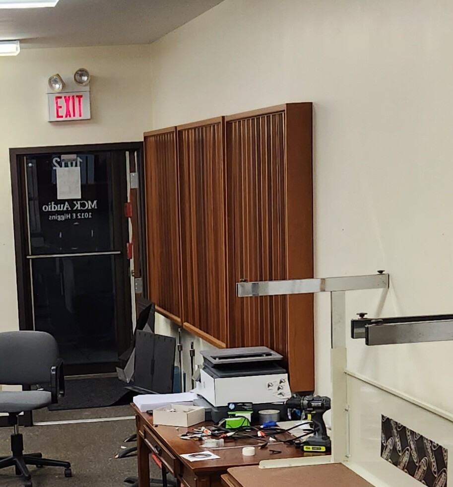 Acoustic sound diffusers Solid Mahogany 48" x 4" x 1"