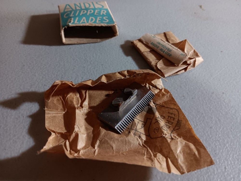 Vintage Andis Clipper Blade In Box