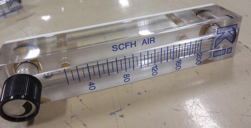 Key Instruments SCFH Air Flow Meter Used Q4