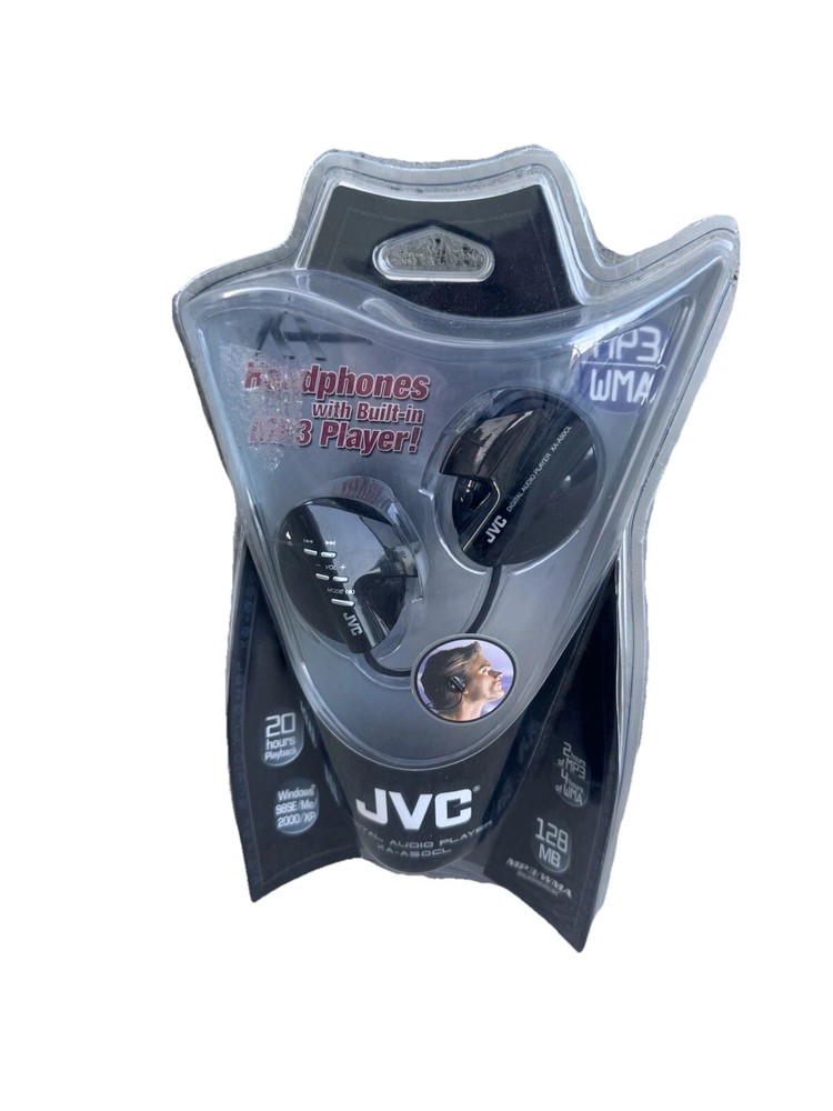 JVC XA-A50CL Digital Audio Player Ear Clip Headphones 128mb mp3 Player NEW !!!