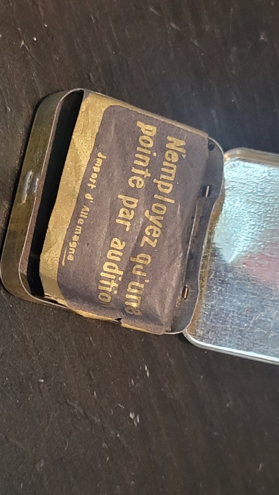 Herold Gramophone phonograph needle Tin - Empty