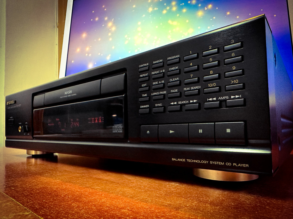 SANSUI CD-X317 🌈RaRe🌈 Vintage Stereo Compact Disc Player
