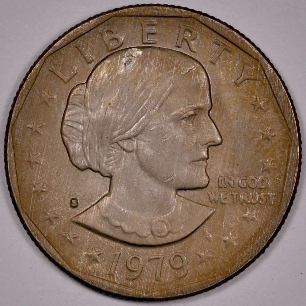 $1 1979 S SBA uncirculated, toned (E9)
