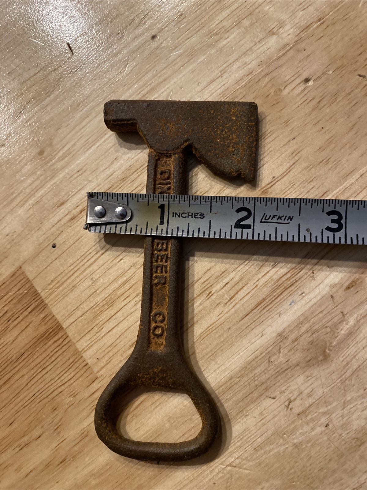 Firefighter Axe Bottle Opener Fireman Fire Department Chief Collector Cast Iron