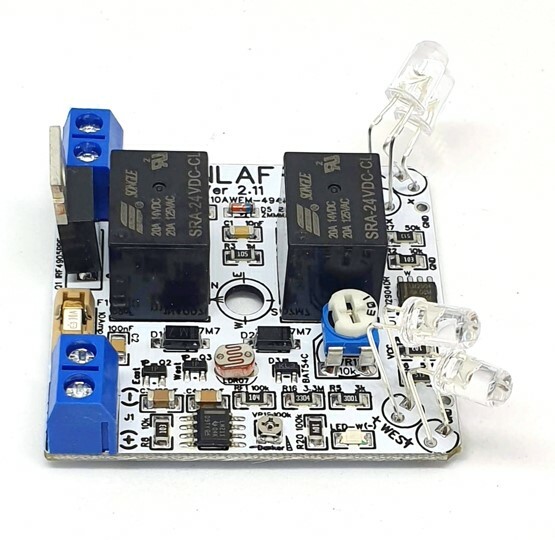 MKIII 24VDC 10A Single Axis Solar Panel Sun Tracking Analog Controller Board DIY