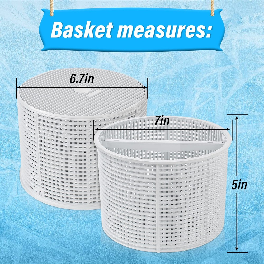 Pool Skimmer Basket Replacement for SPX1082CA and B152 Filter