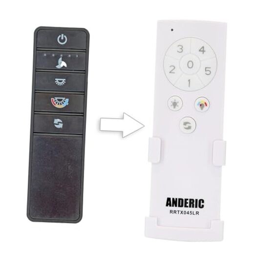 TX045-LR (White Version) for Home Decorators Collection Ceiling Fan Remote