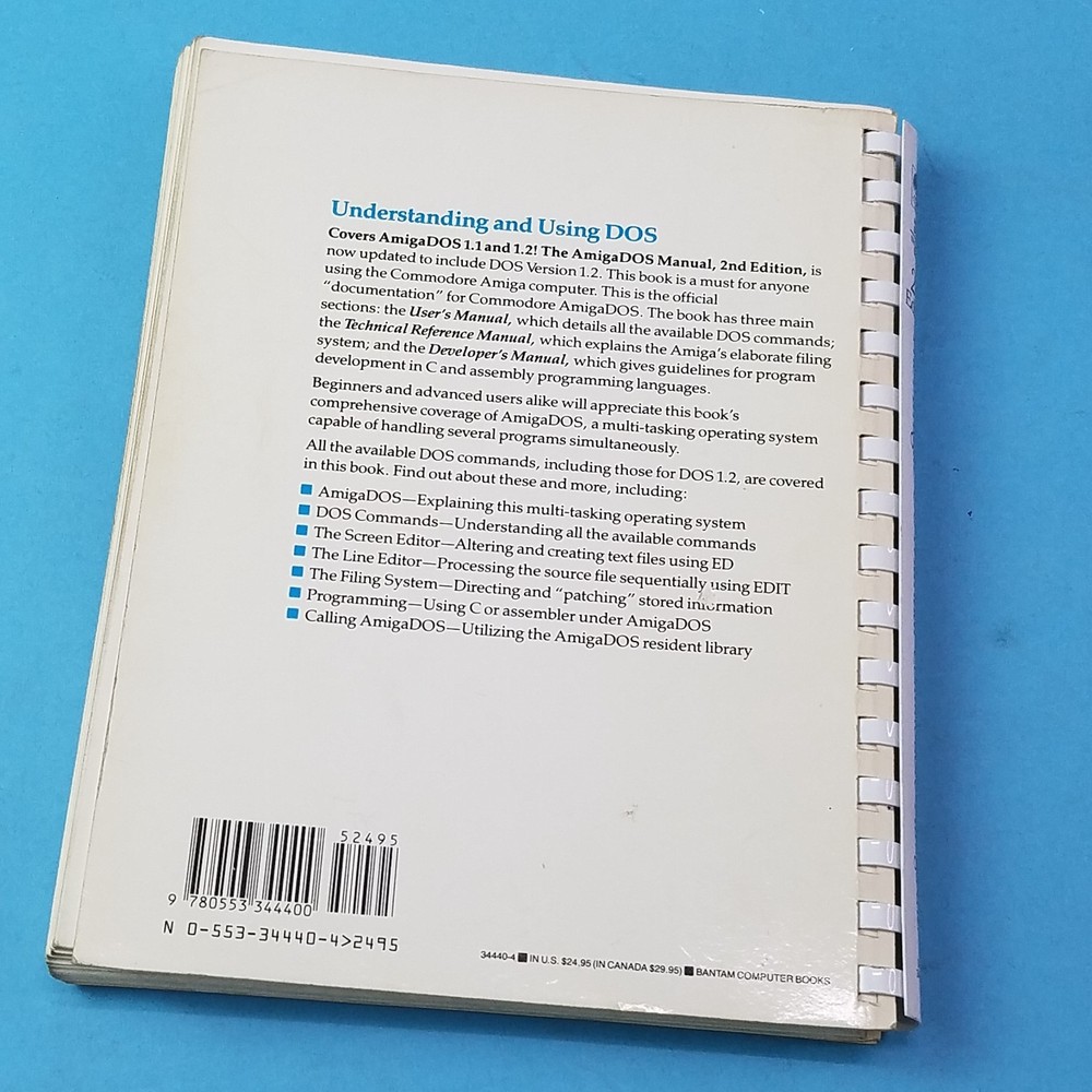 The Amiga DOS Manual 1987 2nd Edition