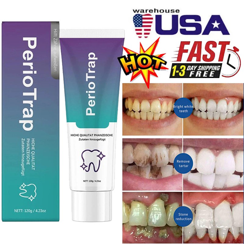 PerioTrap Mint Flavor Gum Toothpaste Cleaning Toothpaste Sensitive Teeth 120g