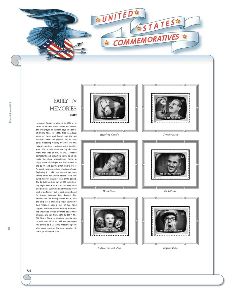 2009 U.S. Commemorative Singles COMPLETE Supplement (White Ace Alternative)