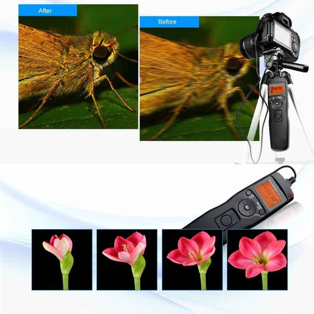 Timer Remote Control fr Nikon D7200 D600 D5100 D3200 D7100 D5200 Shutter Release