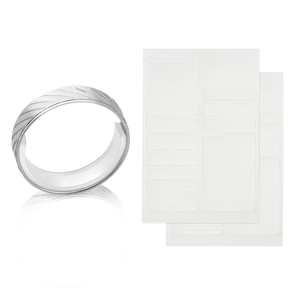 19Pcs Invisible Ring Adjuster-Assorted Sizes Ring Reducer Spacer Ring Guard A3